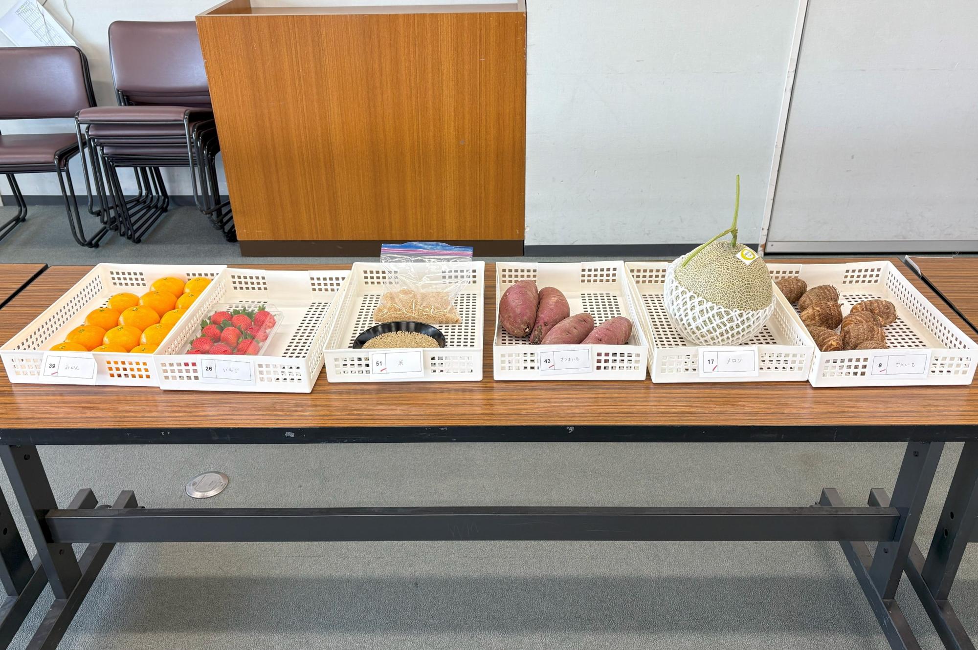 受賞された農林産物