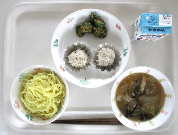 令和7年6月4日(水曜日)の給食