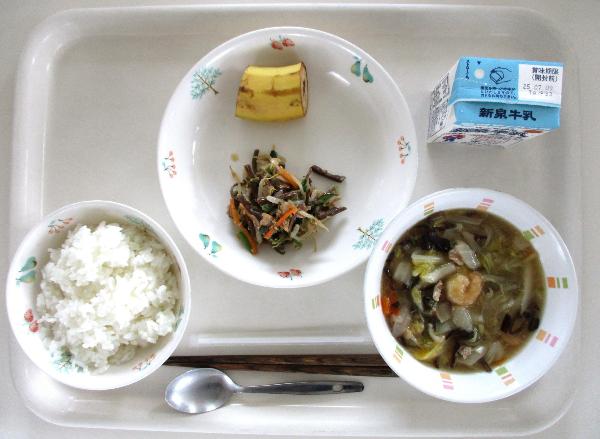令和7年6月25日(水曜日)の給食