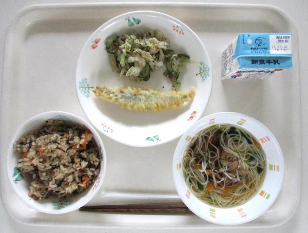 令和7年6月26日(木曜日)の給食