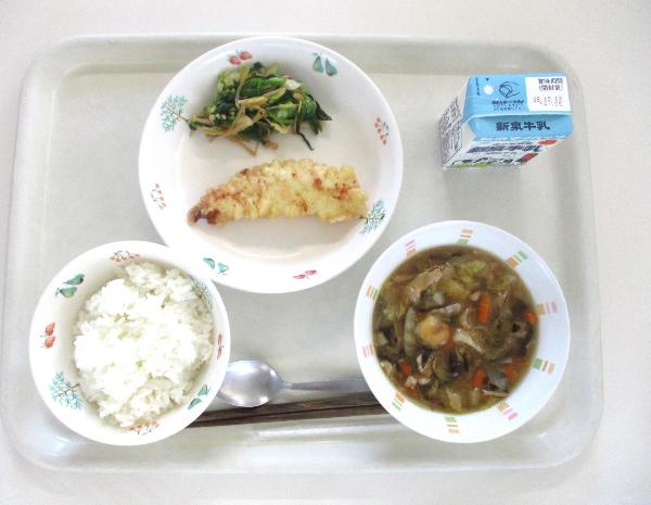 令和7年10月6日(月曜日)の給食