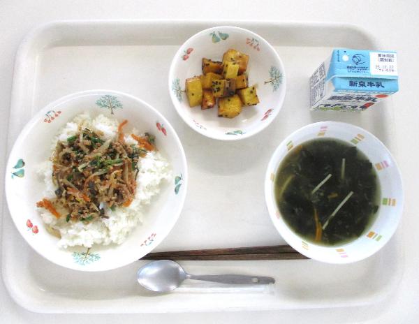 令和7年10月8日(水曜日)の給食