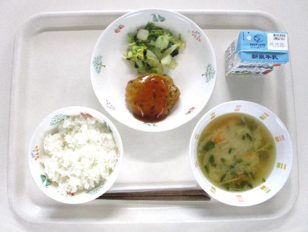 令和7年10月16日(木曜日)の給食