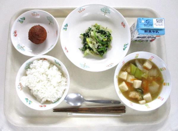 令和7年12月15日(月曜日)の給食