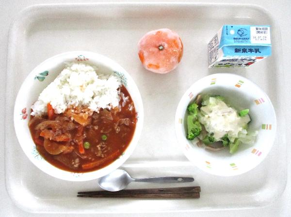 令和8年6月25日(木曜日)の給食