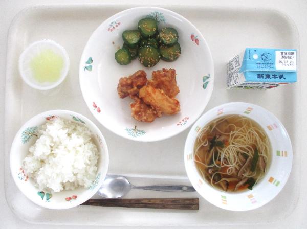 令和8年7月9日(木曜日)の給食