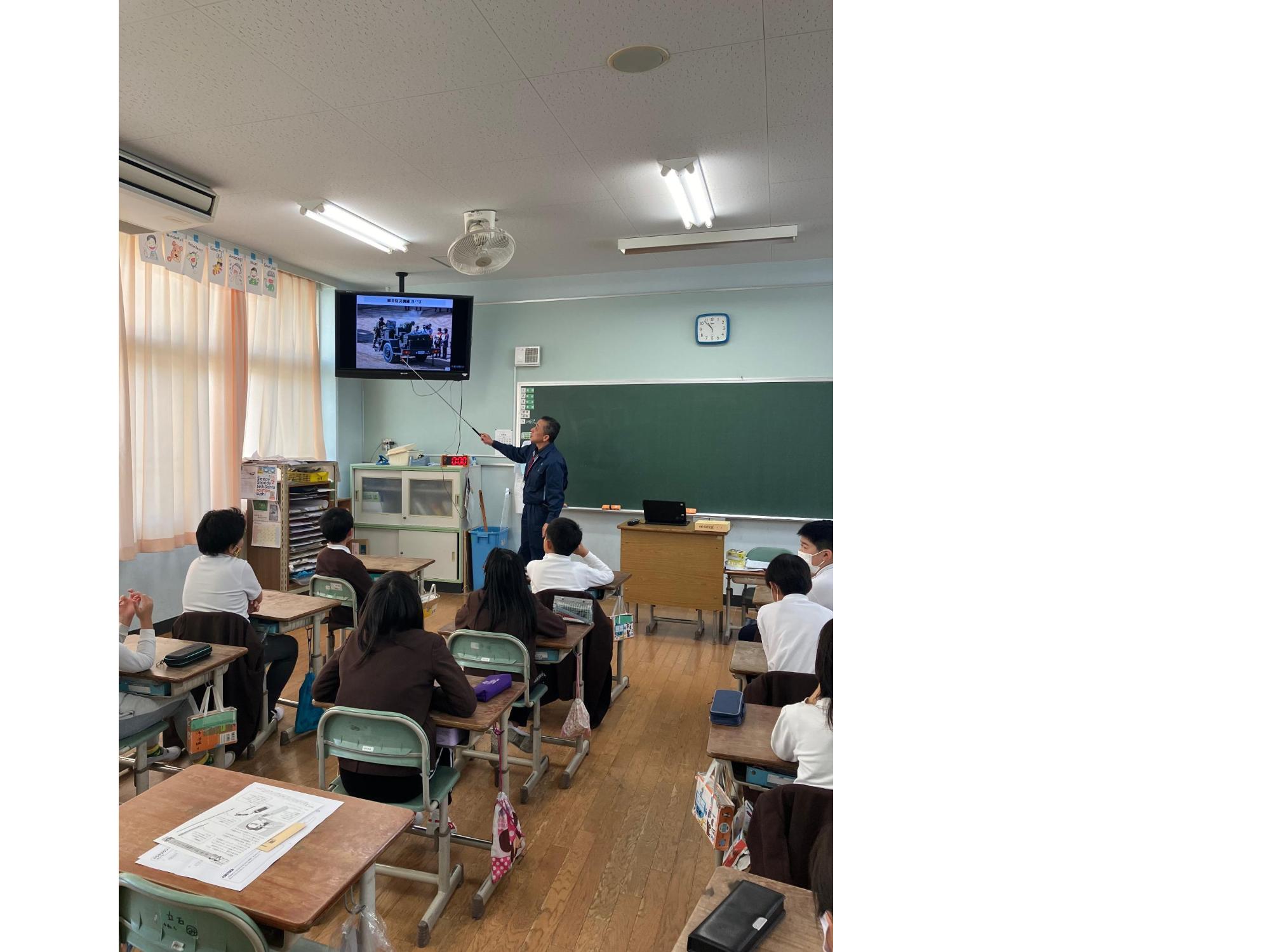 赤阪小学校防災学習