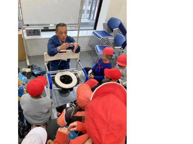 形態式トイレの使い方を学びました