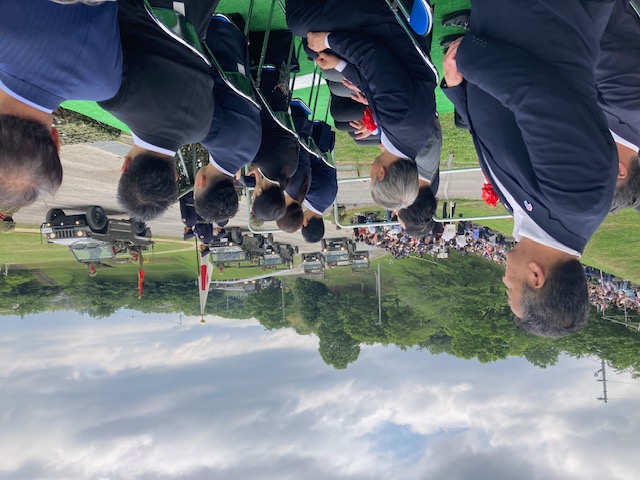 災害派遣担当部隊に声援を送ります