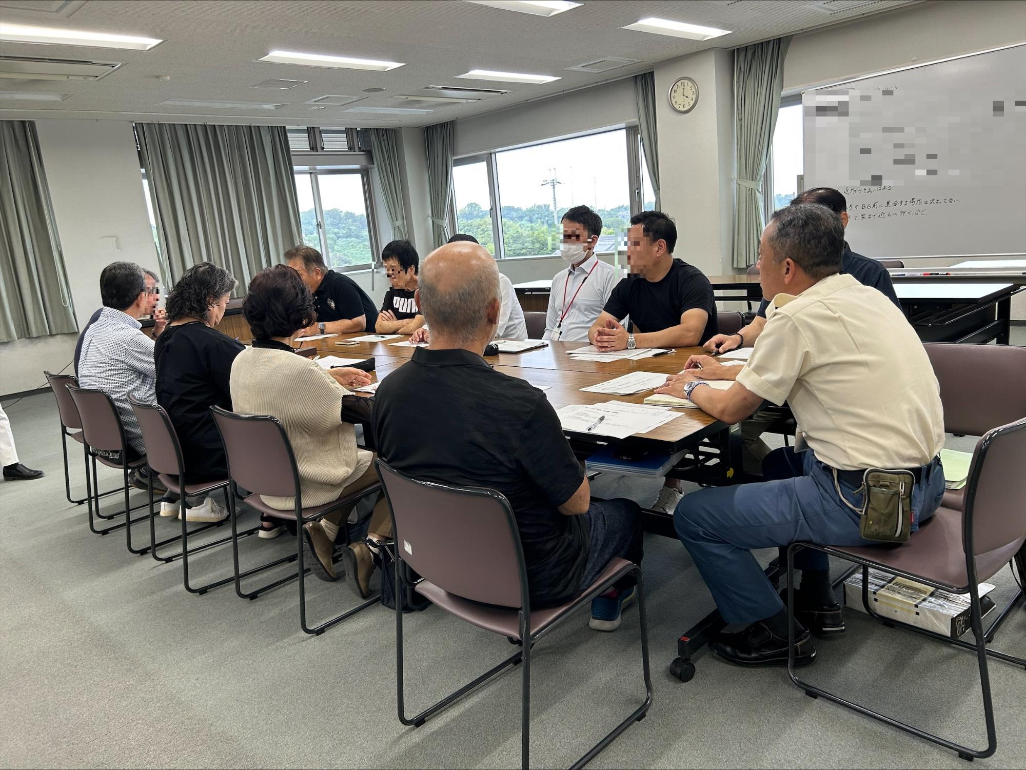 避難行動要支援者の関係者が一堂に会して