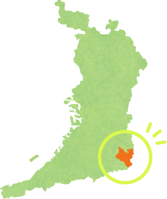 大阪府の南東部、南河内郡に位置する千早赤阪村を表す地図